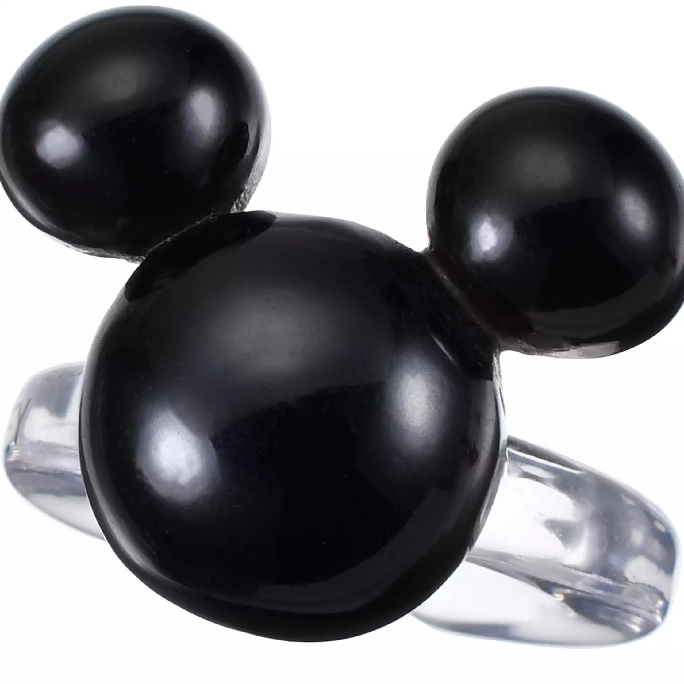 디즈니 반지 일본 DISNEY 미키마우스 클리어 아이콘 캐릭터