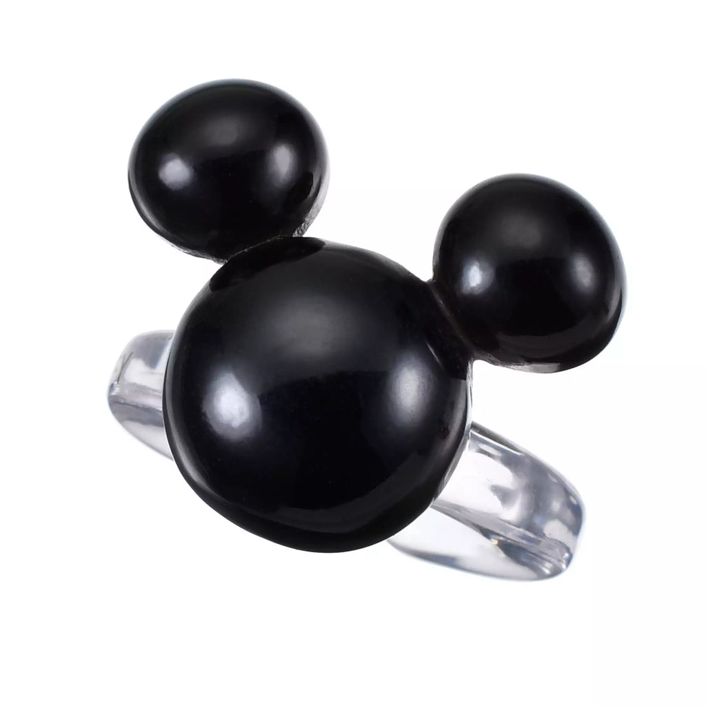 디즈니 반지 일본 DISNEY 미키마우스 클리어 아이콘 캐릭터