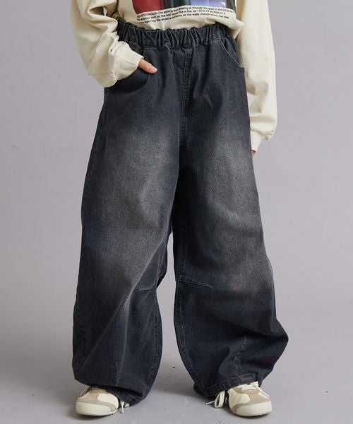 페어마논 키즈 바지 일본 PAIR MANON 커브드 데님 팬츠 6컬러