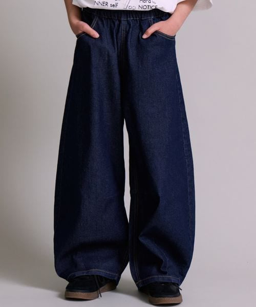 페어마논 키즈 바지 일본 PAIR MANON 커브드 데님 팬츠 6컬러