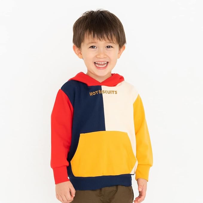 미키하우스 티셔츠 일본 키즈 유아 긴팔 후드티 핫비스킷 컬러