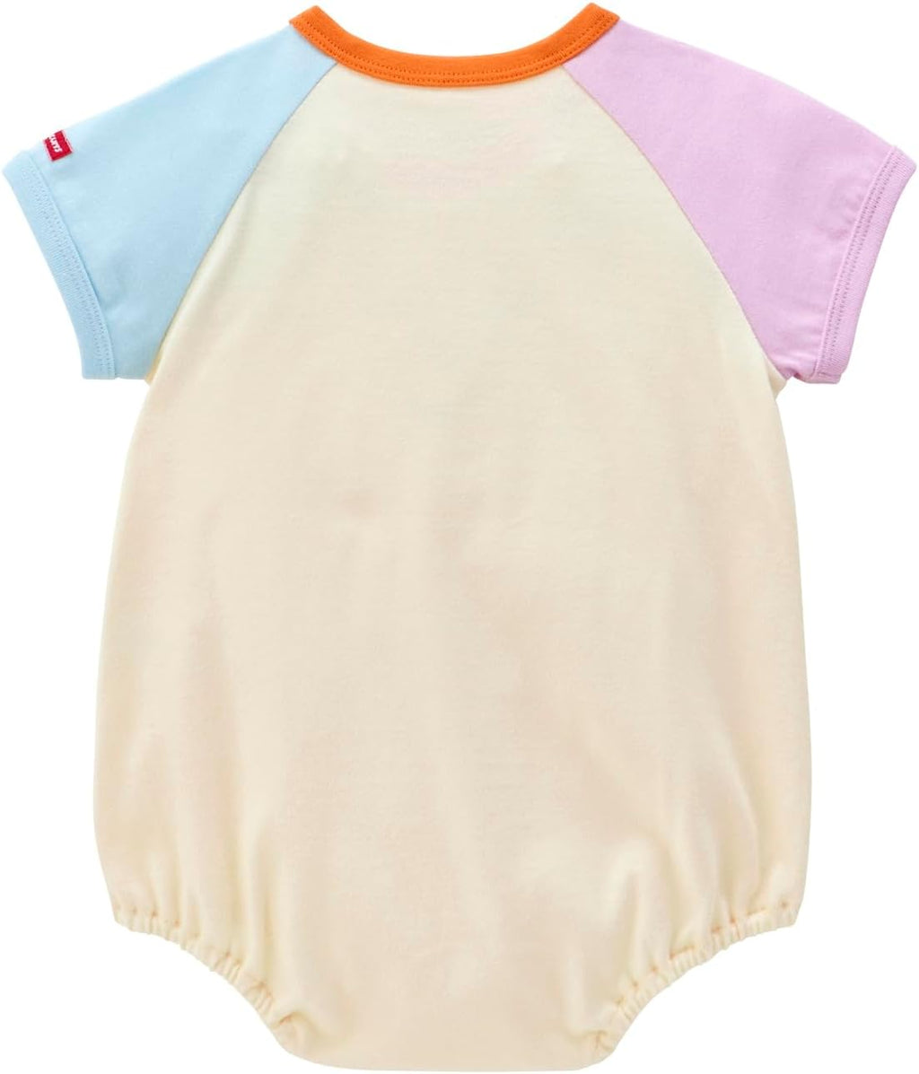 미키하우스 티셔츠 일본 아기 신생아 바디수트 핫비스킷 쇼트올 세트