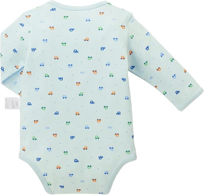 미키하우스 티셔츠 일본 신생아 바디수트 핫비스킷 긴팔 베이비 내의 2장 세트 2컬러