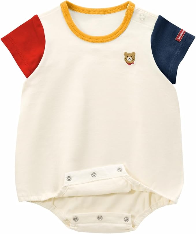 미키하우스 티셔츠 일본 바디수트 핫비스킷 신생아 아기 반팔 4컬러