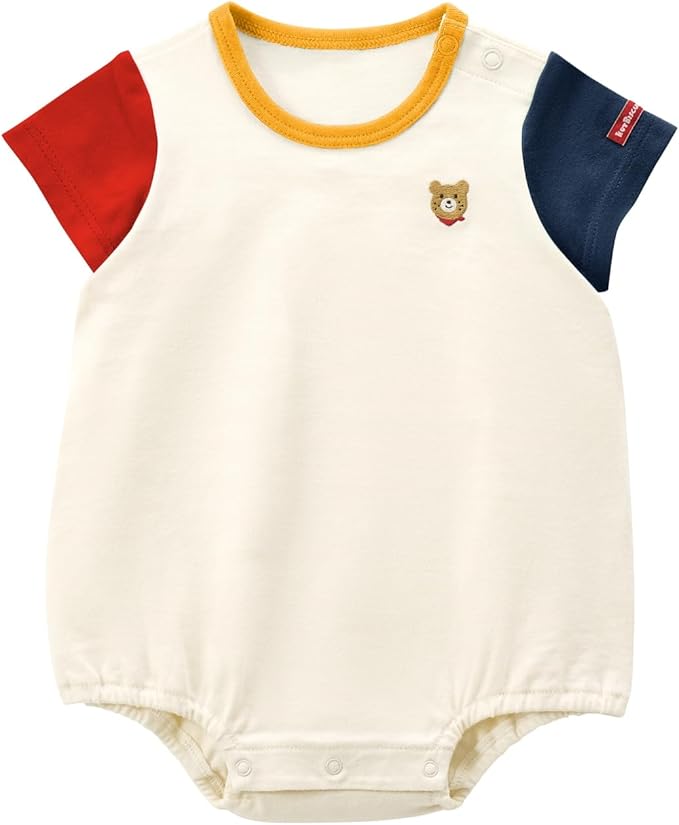 미키하우스 티셔츠 일본 바디수트 핫비스킷 신생아 아기 반팔 4컬러