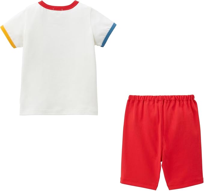 미키하우스 티셔트 일본 키즈 잠옷 핫비스킷 반팔 세트 2컬러