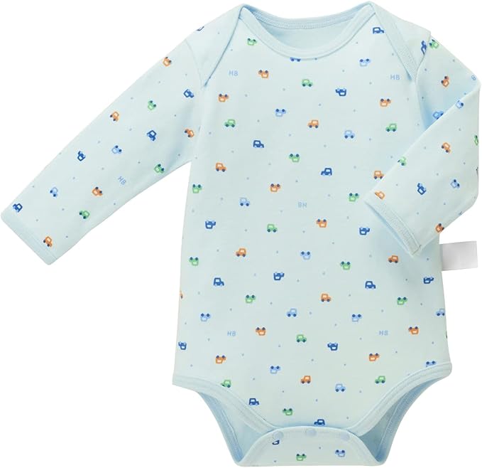 미키하우스 티셔츠 일본 신생아 바디수트 핫비스킷 긴팔 베이비 내의 2장 세트 2컬러