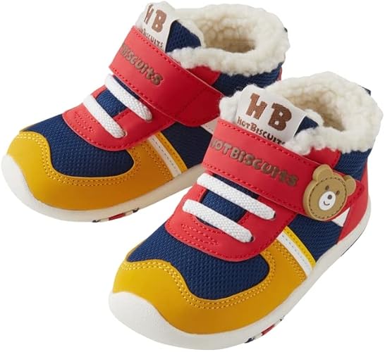 미키하우스 신발 일본 키즈 부츠 핫비스킷 베이비 겨울 털 슈즈