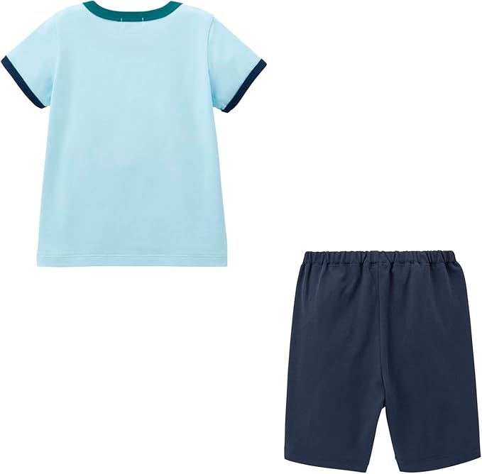 미키하우스 티셔트 일본 키즈 잠옷 핫비스킷 반팔 세트 2컬러