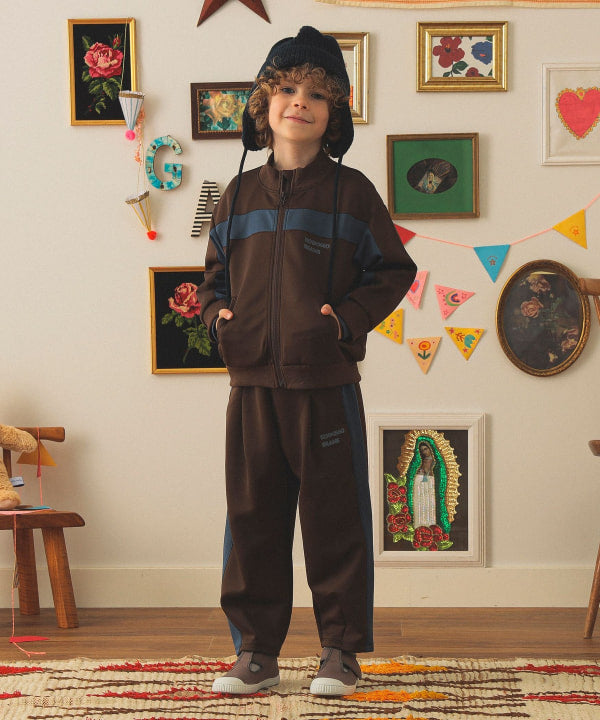 빔즈 키즈 자켓 일본 Beams 유아 트릭 저지 블루종 2컬러