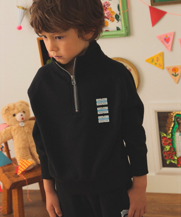 빔즈 키즈 티셔츠 일본 Beams 유아 긴팔티 반짚업 디스커스 아틀랜틱 2컬러