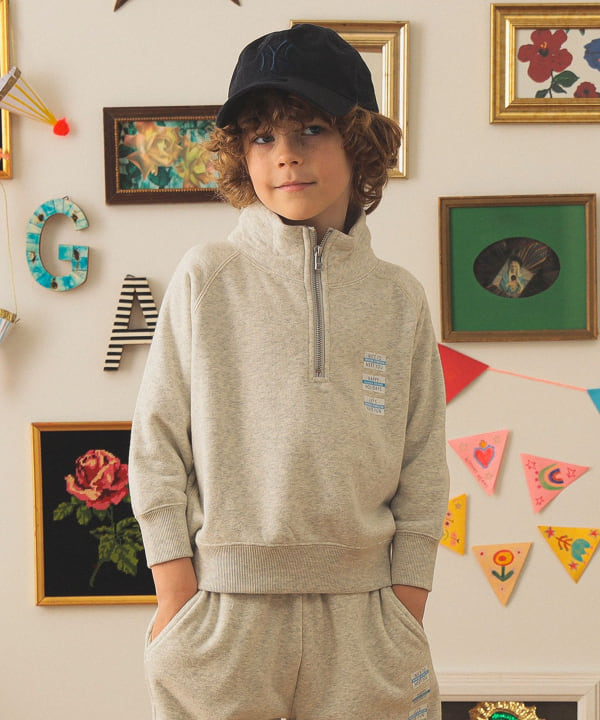 빔즈 키즈 티셔츠 일본 Beams 유아 긴팔티 반짚업 디스커스 아틀랜틱 2컬러