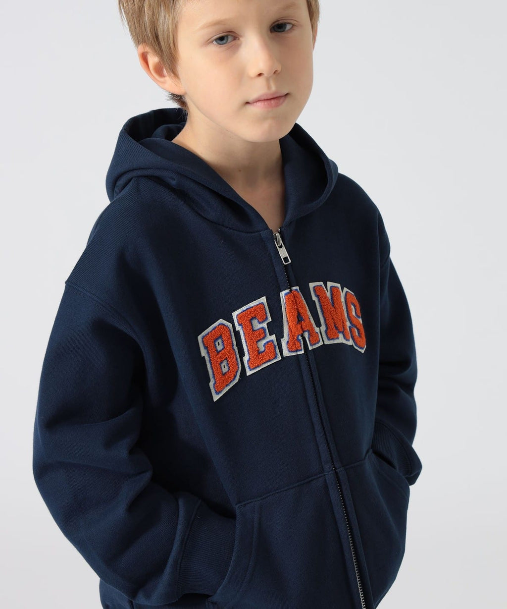 빔즈 키즈 후드집업 일본 미니 BEAMS 아동복 로고 베이직 자켓 3컬러
