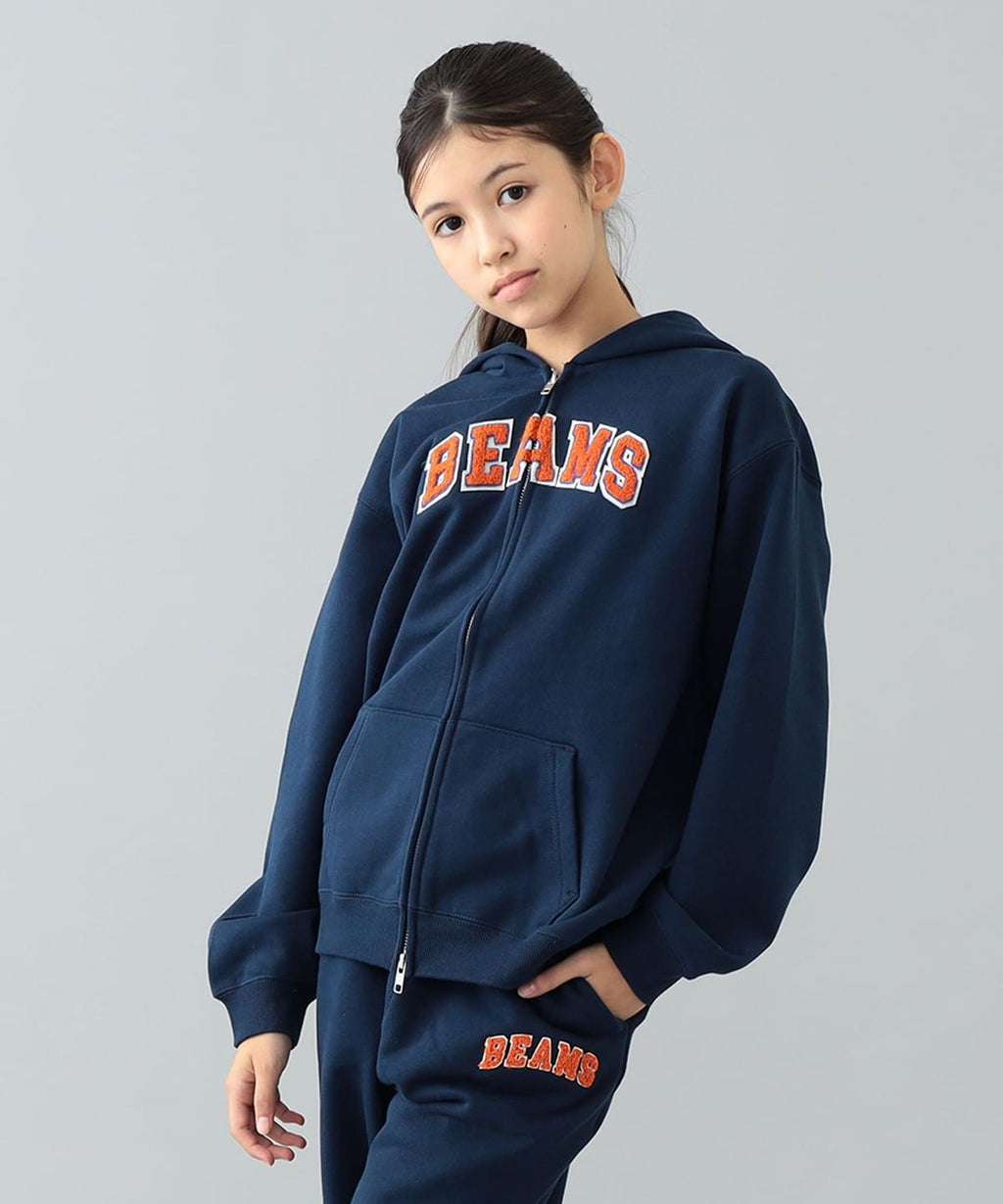 빔즈 키즈 후드집업 일본 미니 BEAMS 아동복 로고 베이직 자켓 3컬러