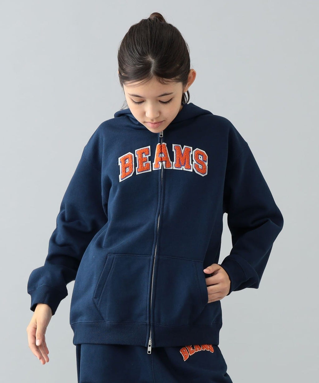 빔즈 키즈 후드집업 일본 미니 BEAMS 아동복 로고 베이직 자켓 3컬러