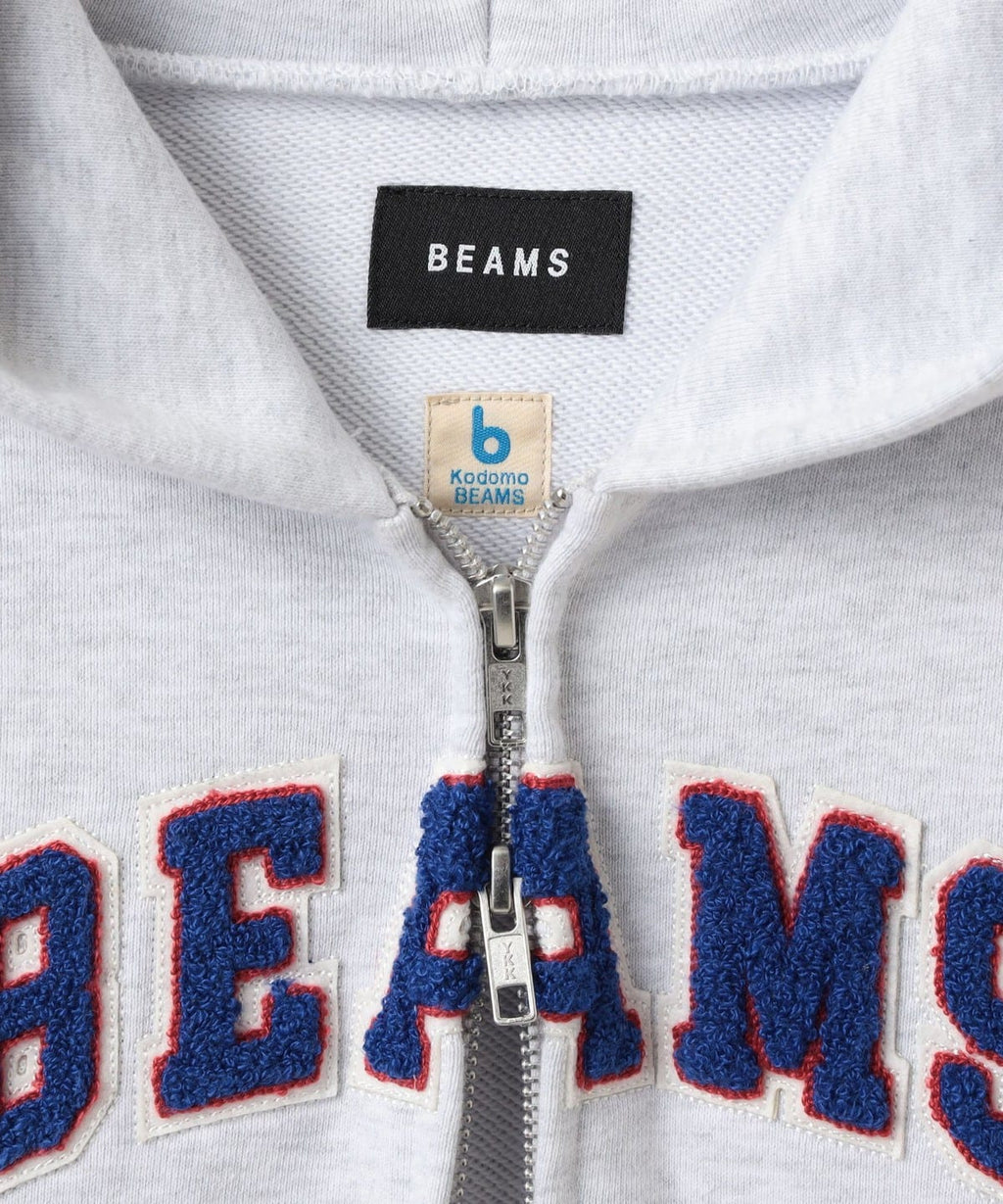 빔즈 키즈 후드집업 일본 미니 BEAMS 아동복 로고 베이직 자켓 3컬러