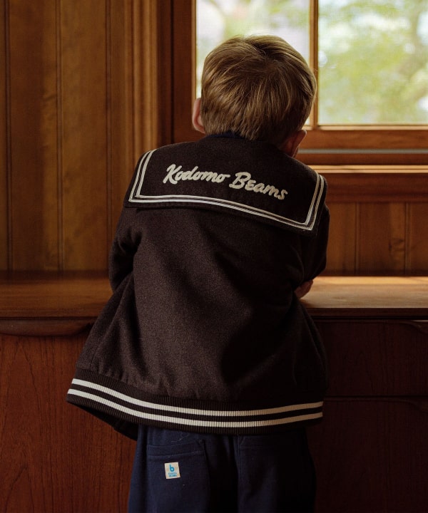 빔즈 키즈 자켓 일본 Beams 유아 세일러 컬러 블루종 2컬러