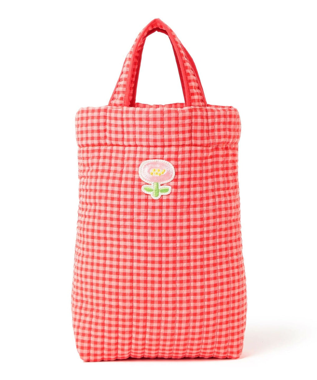 빔즈 키즈 가방 일본 Beams 유아 숄더백 퀄트 깅엄체크 무늬 2컬러