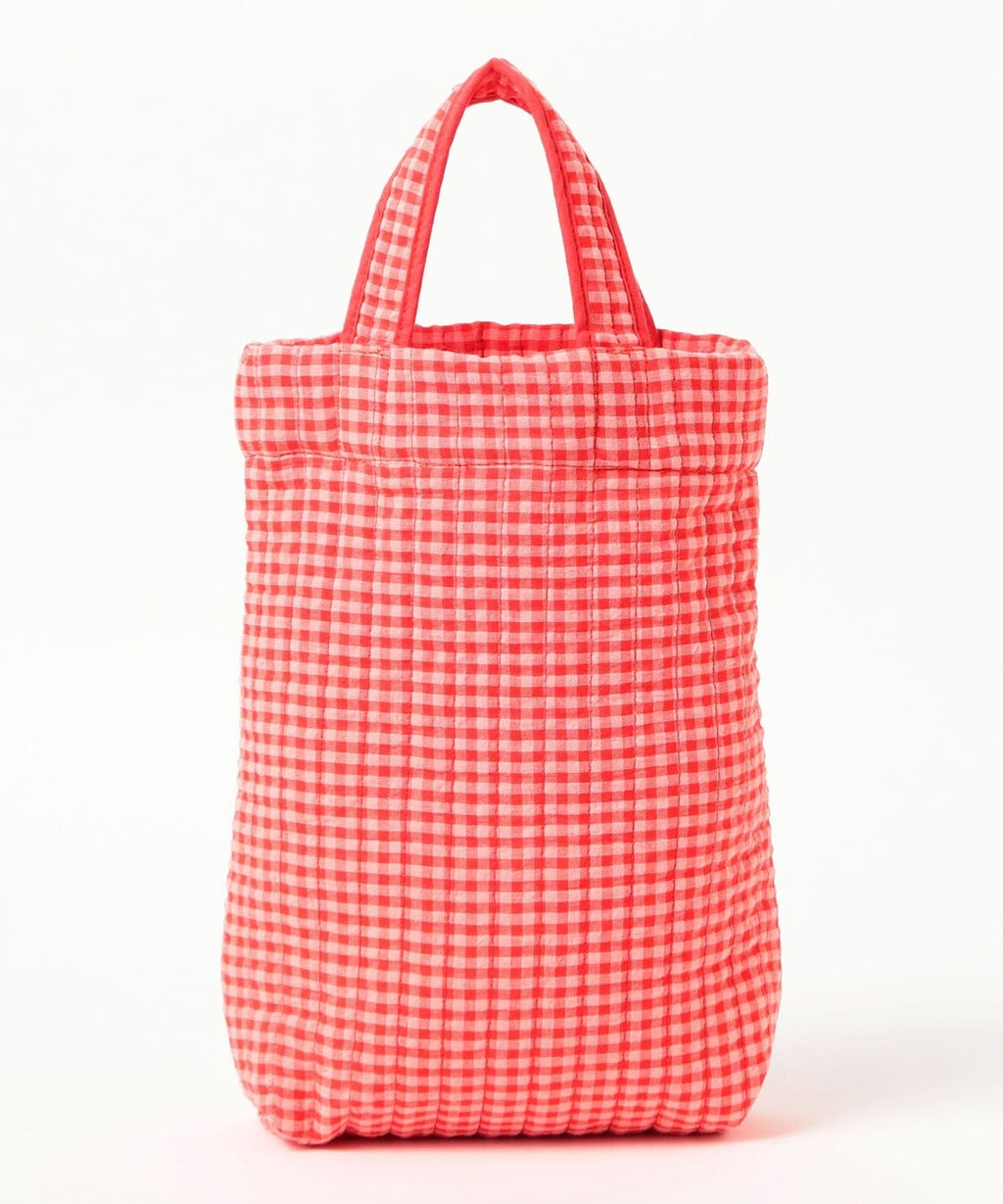 빔즈 키즈 가방 일본 Beams 유아 숄더백 퀄트 깅엄체크 무늬 2컬러