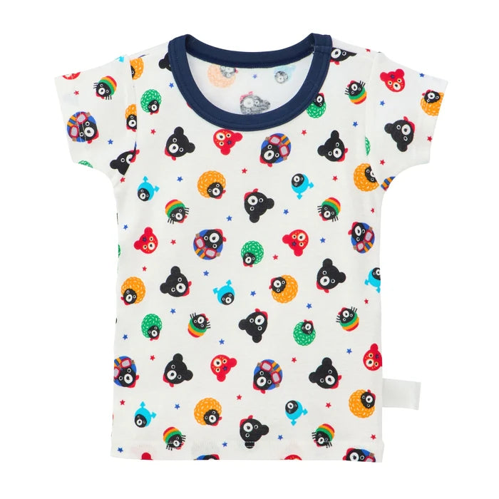 미키하우스 티셔츠 일본 키즈 반팔 더블비 곰돌이 링거티