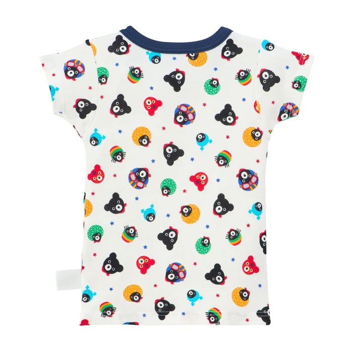 미키하우스 티셔츠 일본 키즈 반팔티 더블비 곰돌이 디자인