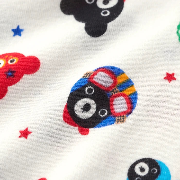 미키하우스 티셔츠 일본 키즈 반팔 더블비 곰돌이 링거티