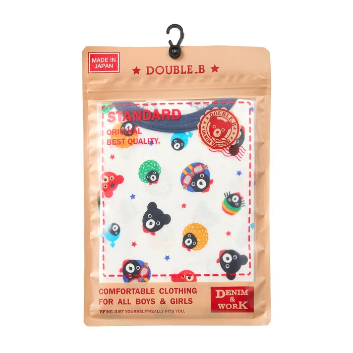 미키하우스 티셔츠 일본 키즈 반팔 더블비 곰돌이 링거티