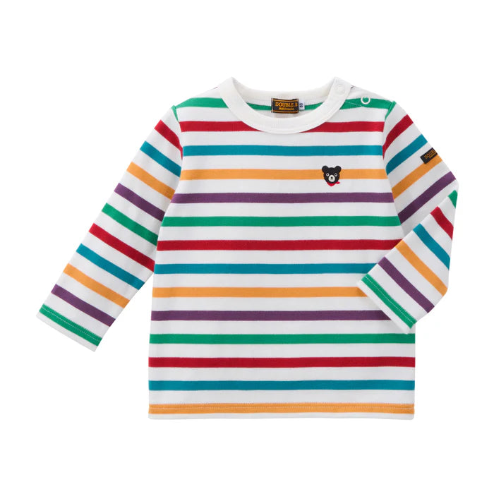 미키하우스 티셔츠 일본 키즈 긴팔 더블비 베이직 베어3컬러