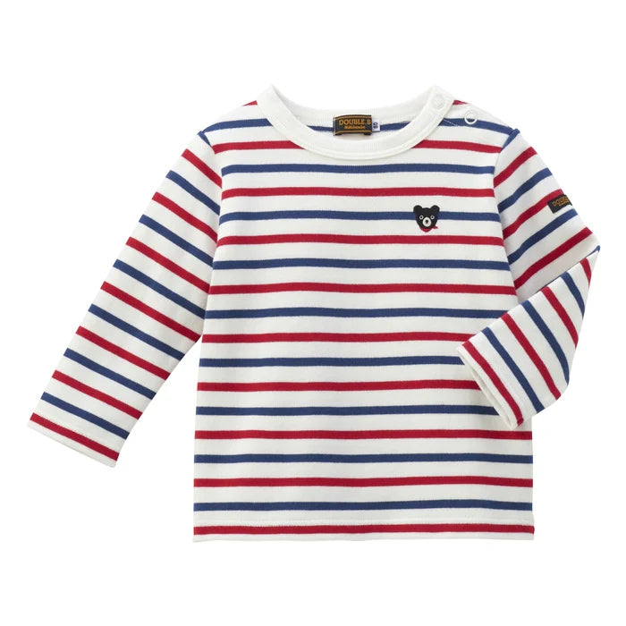 미키하우스 티셔츠 일본 키즈 긴팔 더블비 베이직 베어3컬러