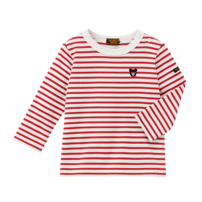 미키하우스 티셔츠 일본 키즈 긴팔 스트라이프 디자인 4컬러