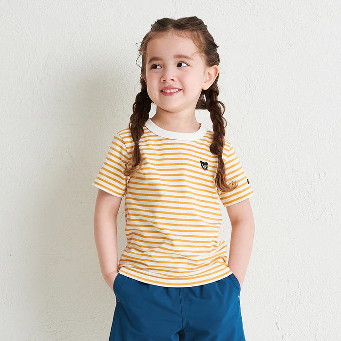 미키하우스 티셔츠 일본 키즈 반팔 더블비 스트라이프 4컬러