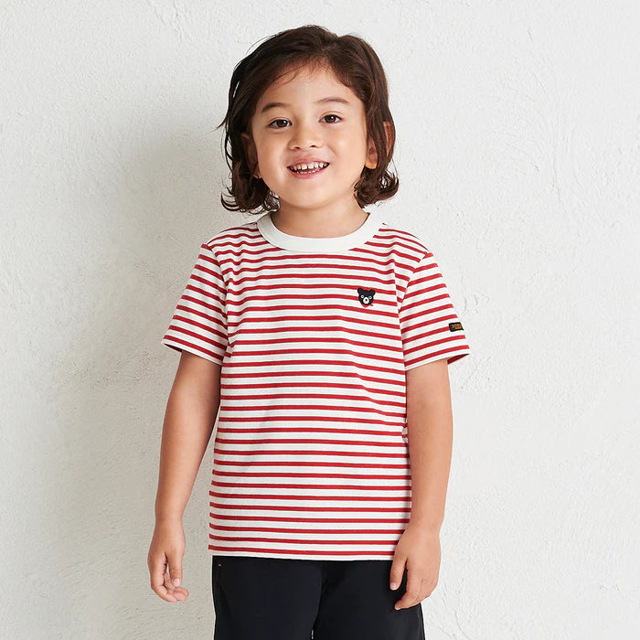 미키하우스 티셔츠 일본 키즈 반팔 더블비 스트라이프 4컬러