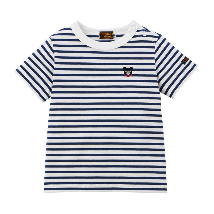 미키하우스 티셔츠 일본 키즈 반팔 더블비 스트라이프 4컬러