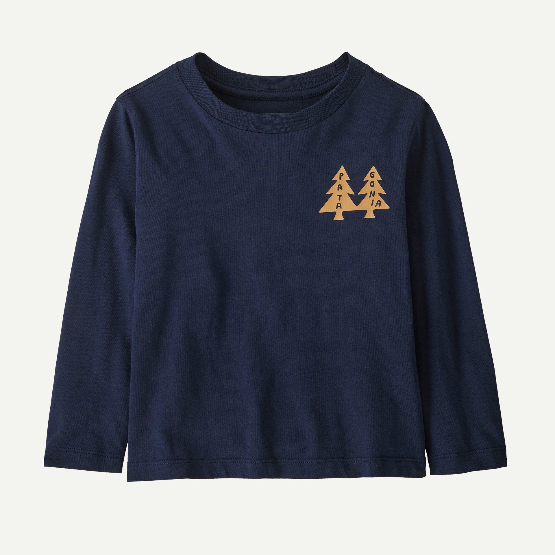 파타고니아 키즈 티셔츠 일본 유아 긴팔티 로고 그래픽 디자인 6컬러