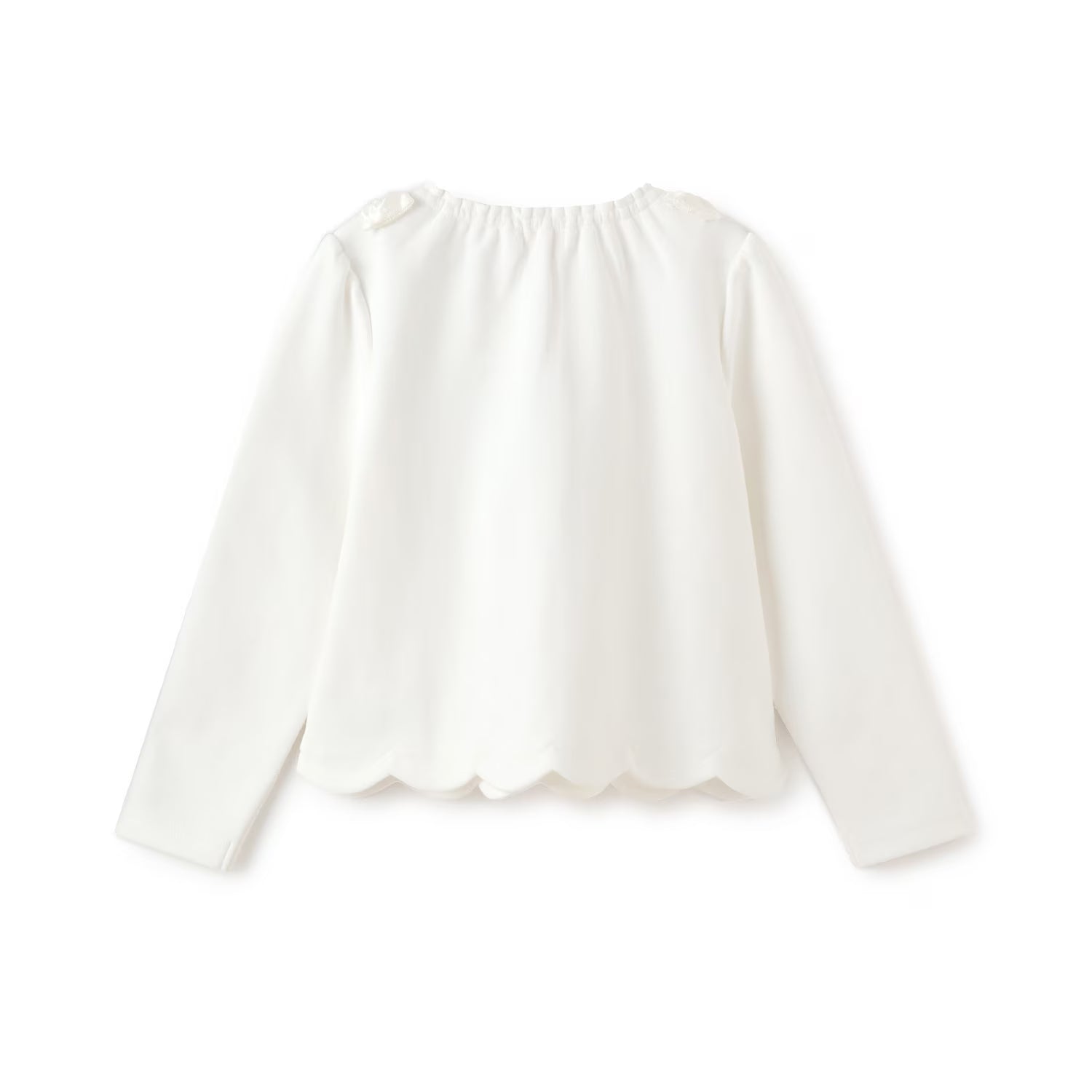 Mezzo Piano Kids T-Shirt Japanese Mezzo Piano Sanrio My Melody Scallop Long Sleeve T-Shirt 