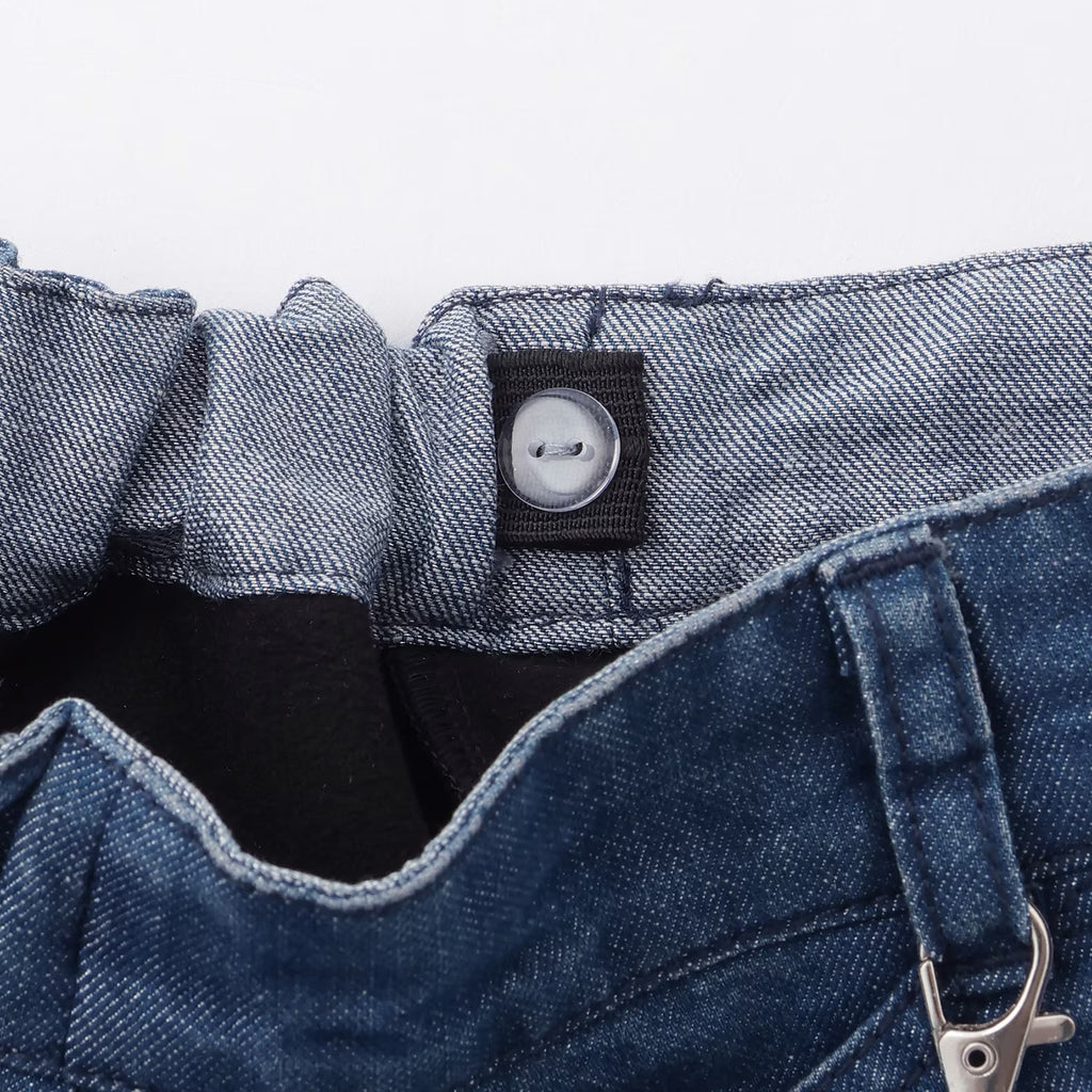 Mezzo Piano Kids Skirt Japanese Mezzo Piano Lame Denim Frill Skirt 2 Colors 