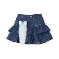 Mezzo Piano Kids Skirt Japanese Mezzo Piano Lame Denim Frill Skirt 2 Colors 