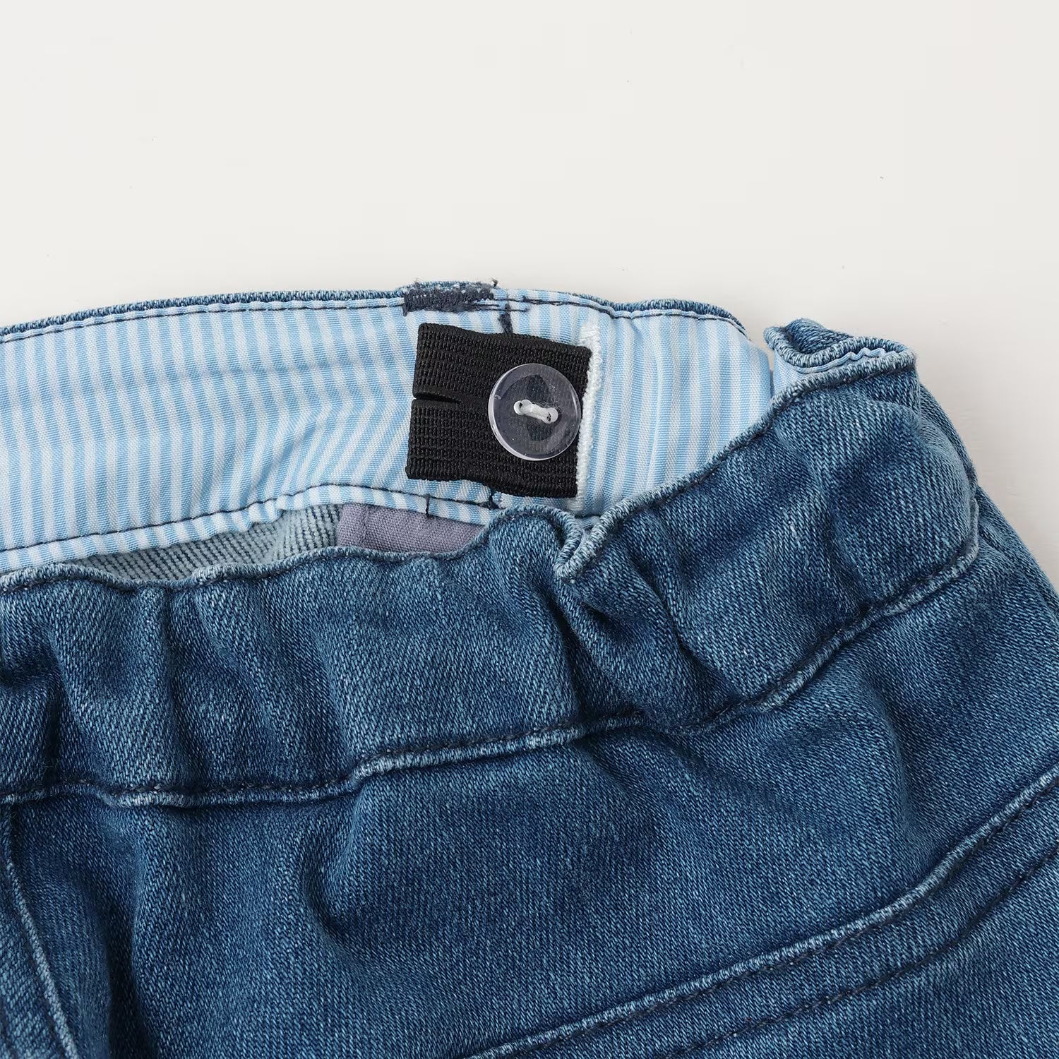 Mezzo Piano Kids Pants Japanese Mezzo Piano Jeans Rhinestone Flare Denim Long Pants 2 Colors 