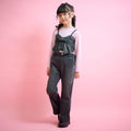 Mezzo Piano Kids T-shirt Japanese Mezzo Piano Lame Denim Ribbon Long Sleeve T-shirt Set (2 Colors) 