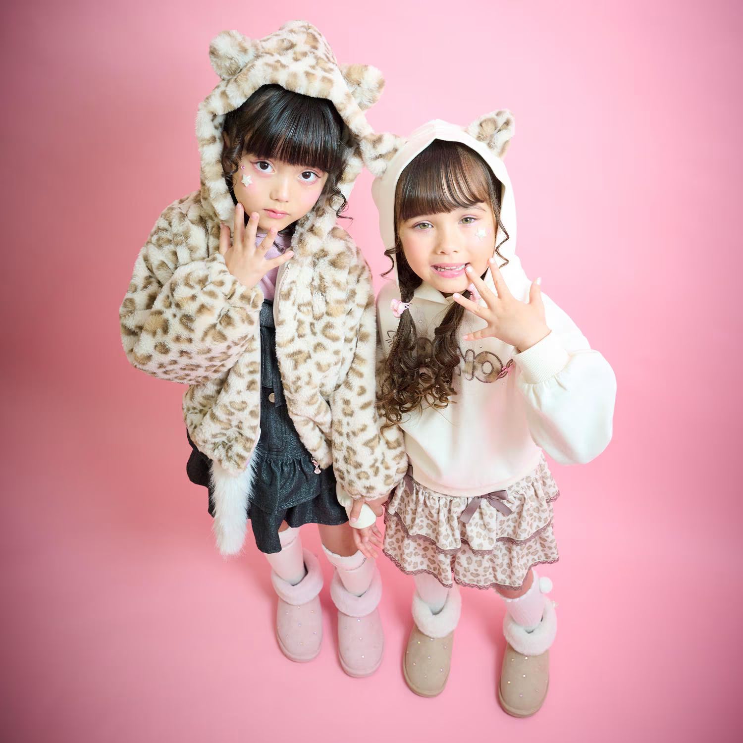 Mezzo Piano Kids T-Shirt Japanese Mezzo Piano Hoodie Cat Ears Logo Design 2 Colors 