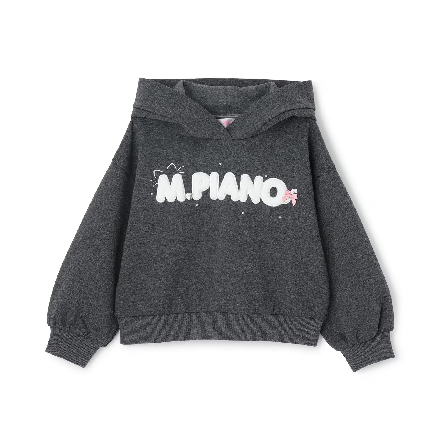 Mezzo Piano Kids T-Shirt Japanese Mezzo Piano Hoodie Cat Ears Logo Design 2 Colors 