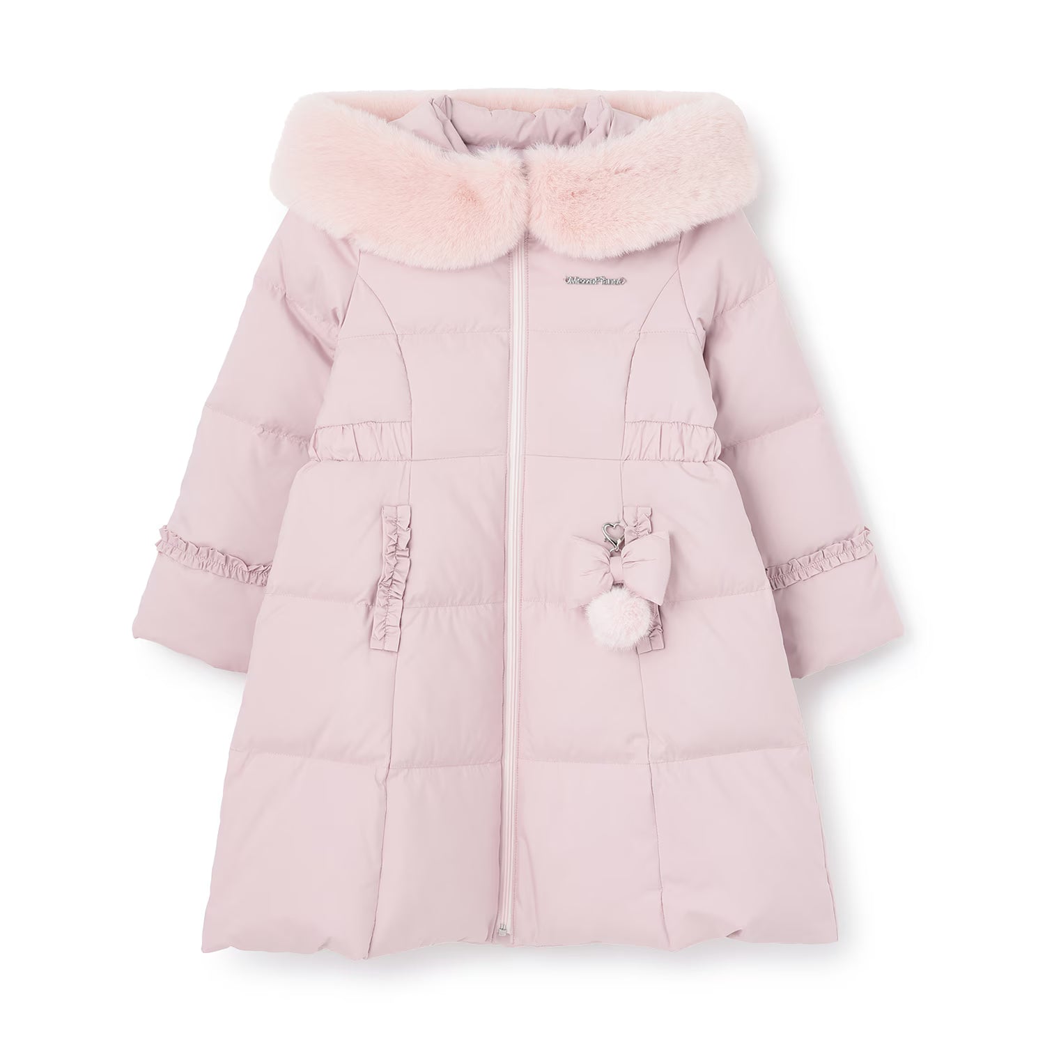 Mezzo Piano Kids Padding Japanese Mezzo Piano Faux Fur Hoodie 2 Colors 