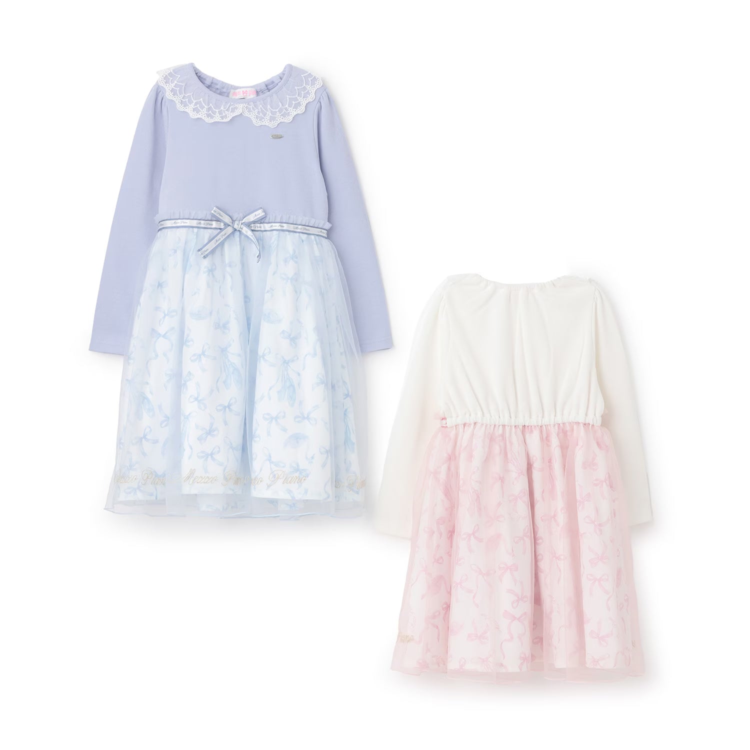 Mezzo Piano Kids Skirt Japanese Mezzo Piano Belle Motif Swan One Piece 2 Colors 