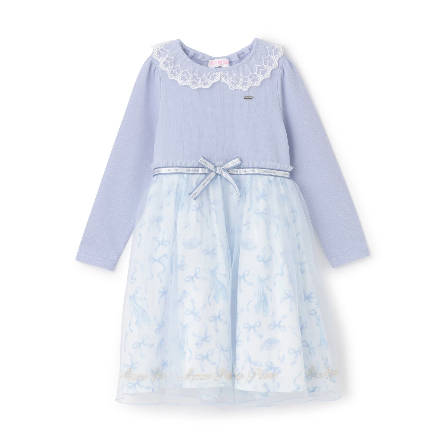 Mezzo Piano Kids Skirt Japanese Mezzo Piano Belle Motif Swan One Piece 2 Colors 