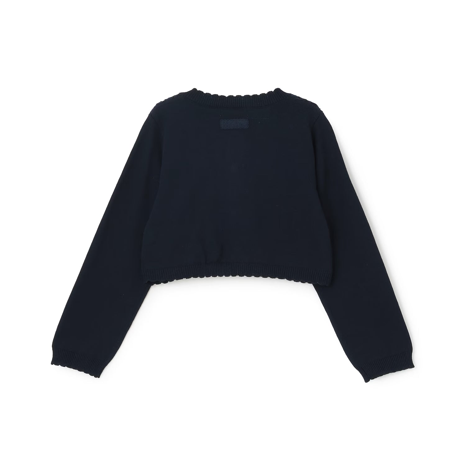 Mezzo Piano Kids Cardigan Japanese Mezzo Piano Cardigan Lace Knit Ribbon Bolero 2 Colors 