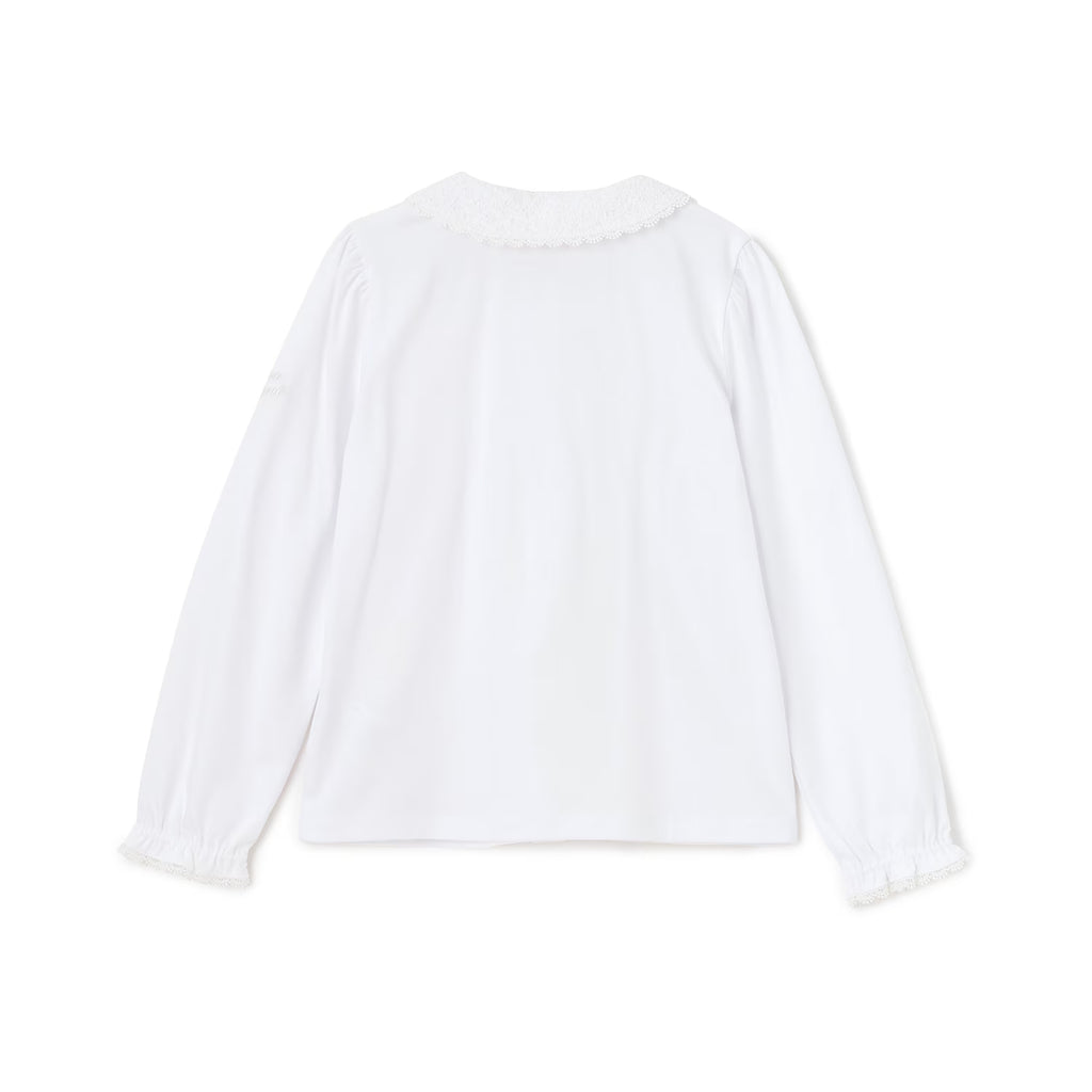 Mezzo Piano Kids Shirt Japanese Mezzo Piano Lace Simple Blouse 