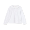 Mezzo Piano Kids Shirt Japanese Mezzo Piano Lace Simple Blouse 
