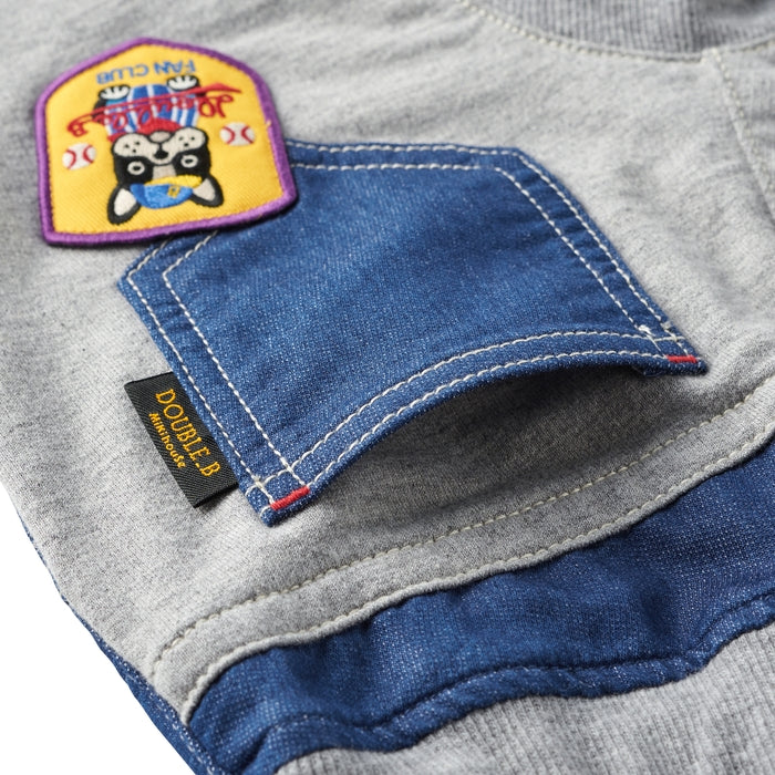 미키하우스 바지 일본 키즈 팬츠 더블비 스포츠 자수