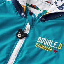 미키하우스 바람막이 일본 키즈 자켓 블랙베어 리버시블 클래식