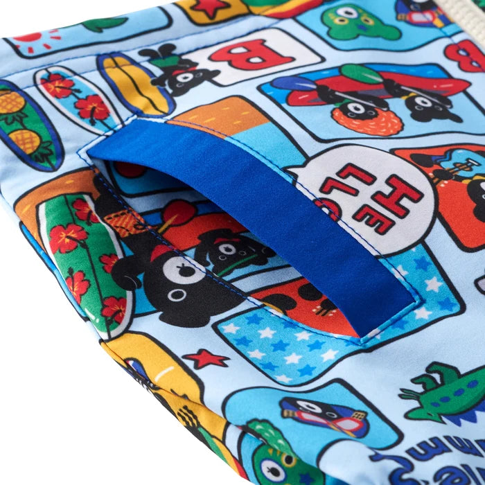 미키하우스 바람막이 일본 키즈 자켓 내가 좋아하는 세계 공룡 서핑 음악